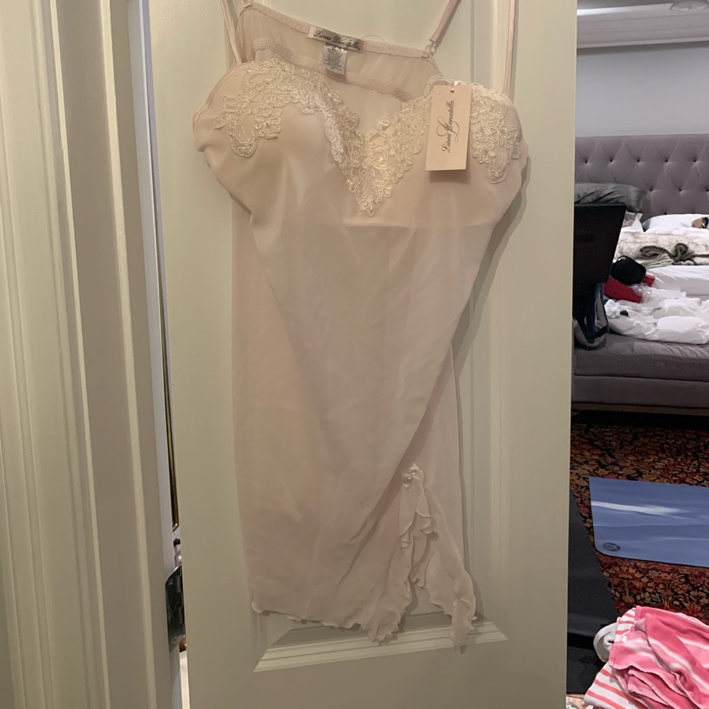 Línea Donatello babydoll nightgown NWT light pink